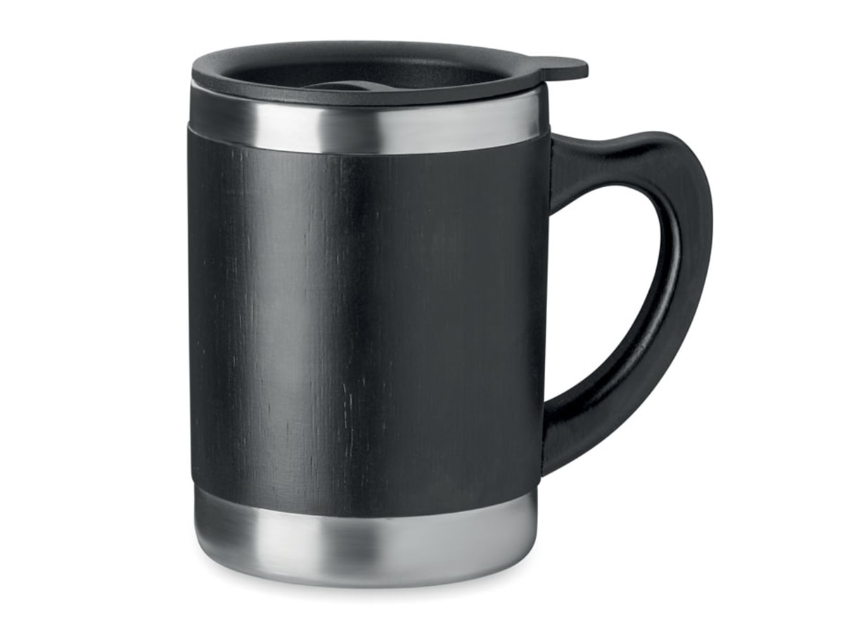 Mugg rostfritt och Bambu 300ml