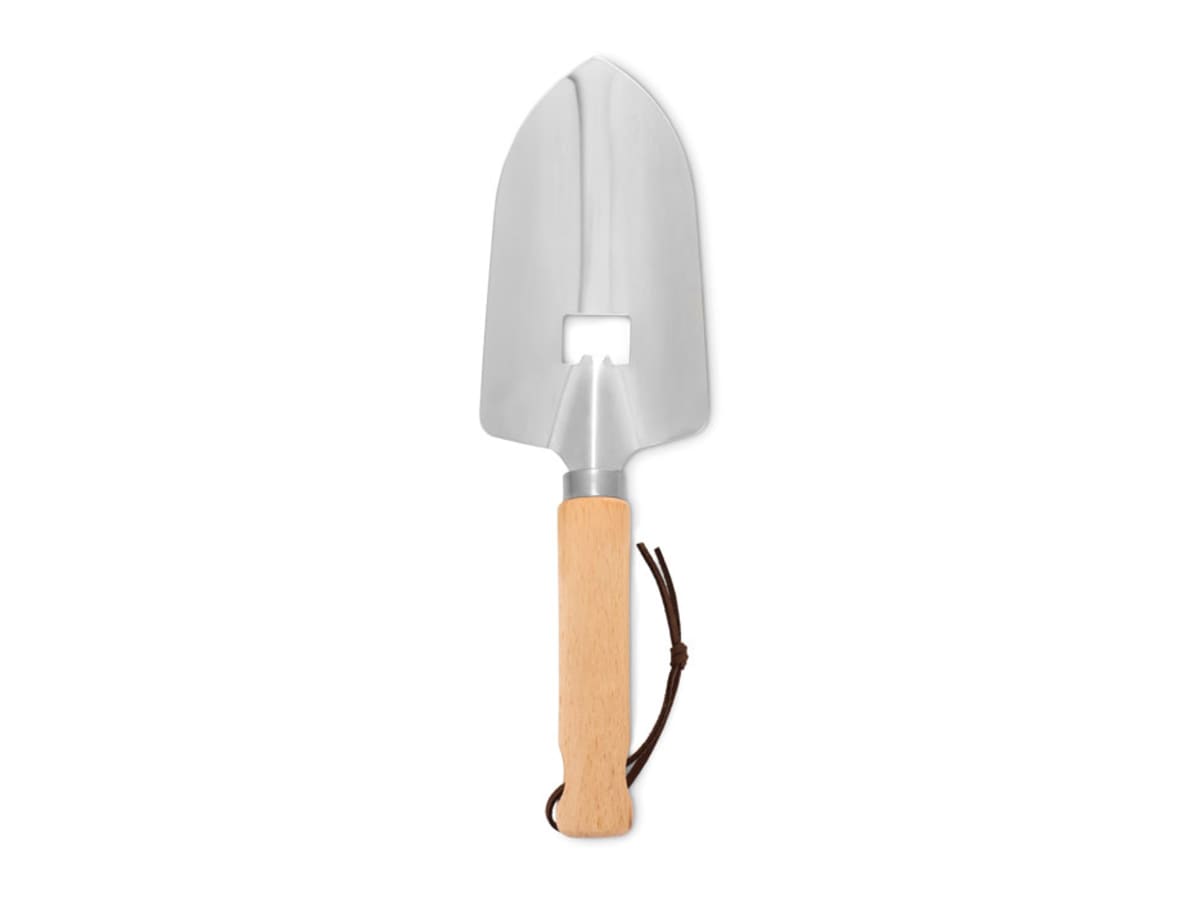 Trädgårdsspade flasköppnare
