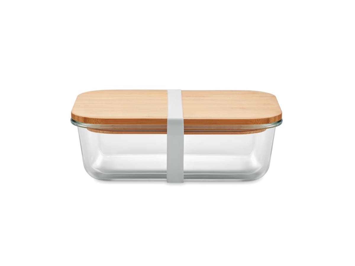 Lunchbox i glas/bambu