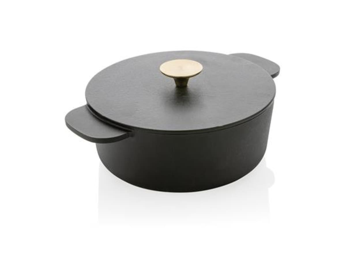 Emaljerad gjutjärnspanna