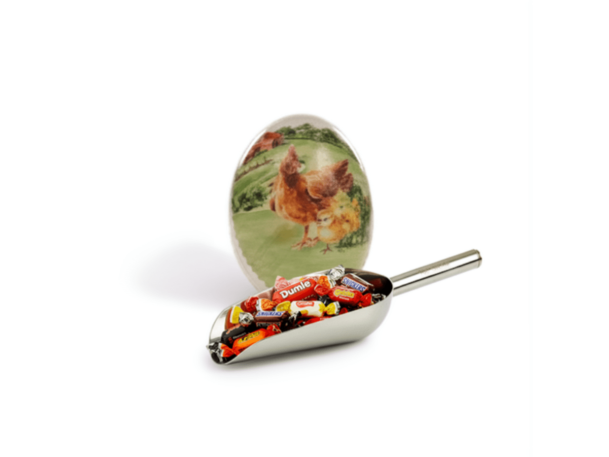 Klassiskt påskägg fyllt med godis, 400 gr