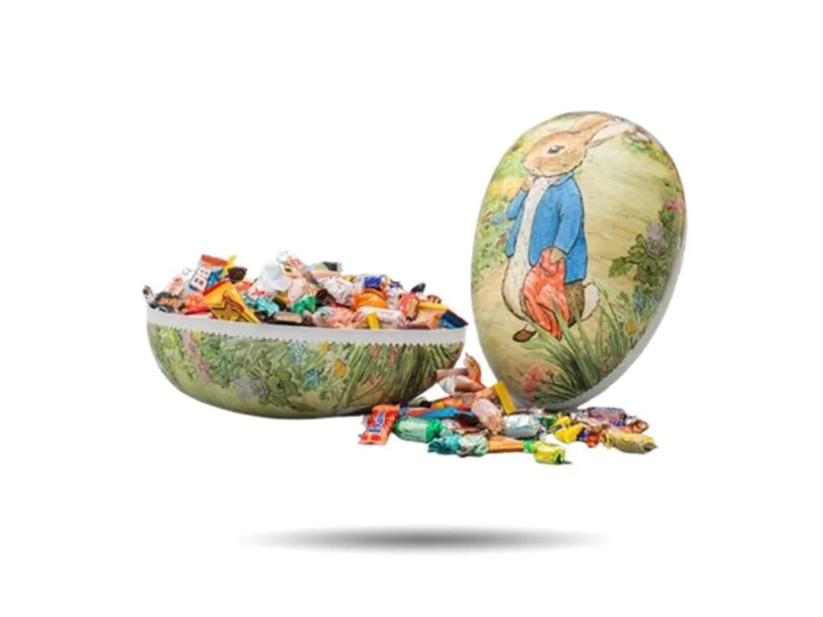 Påskägg Beatrix Potter med godis, 1.6 kg