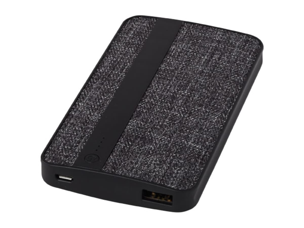Powerbank i stickat tyg (4000 mAh)