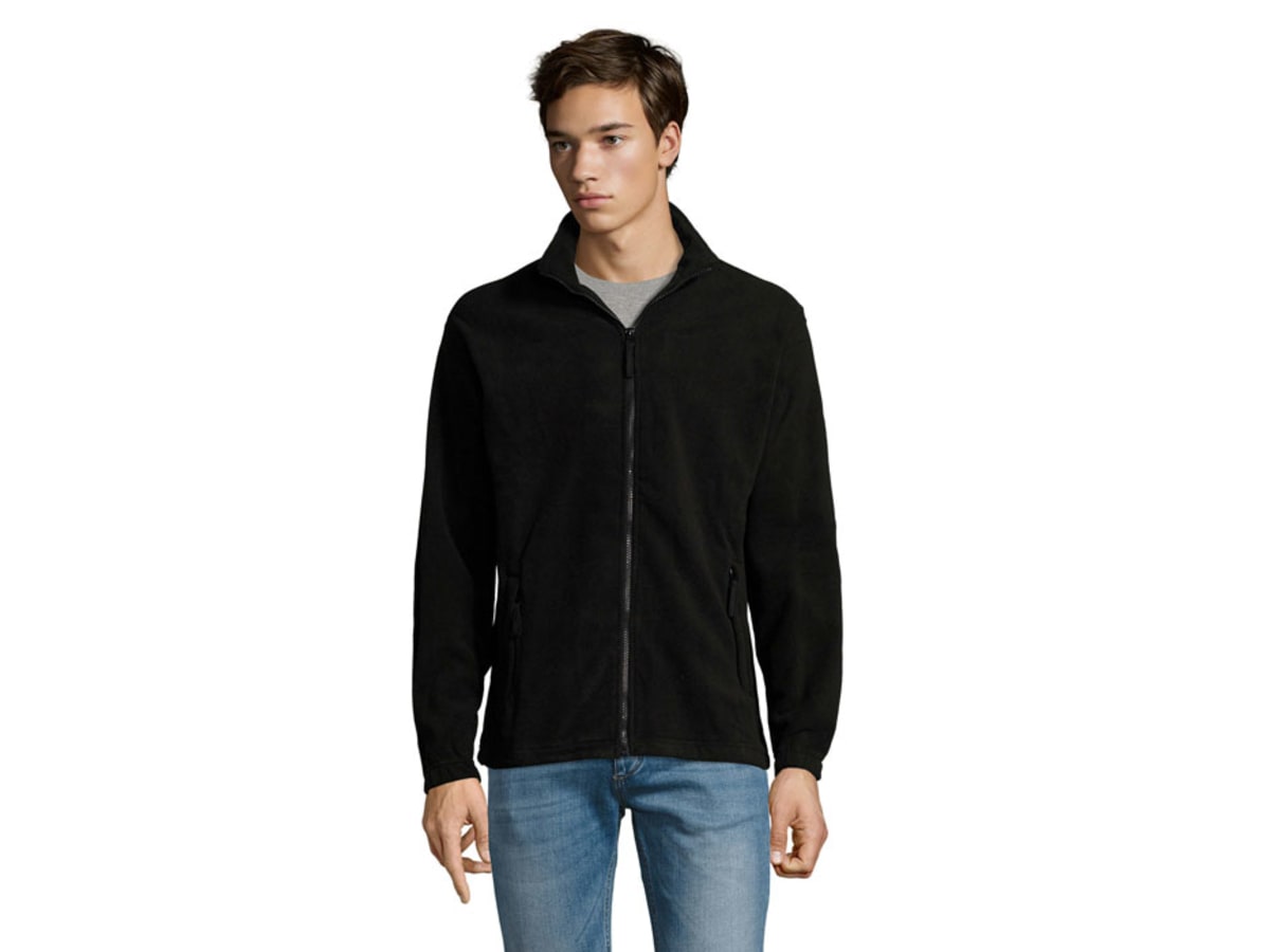 NORTH Fleecejacka med dragk