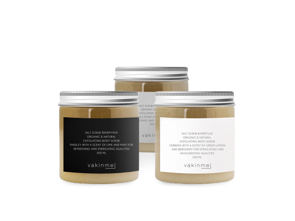 Salt scrub (3 st olika dofter)