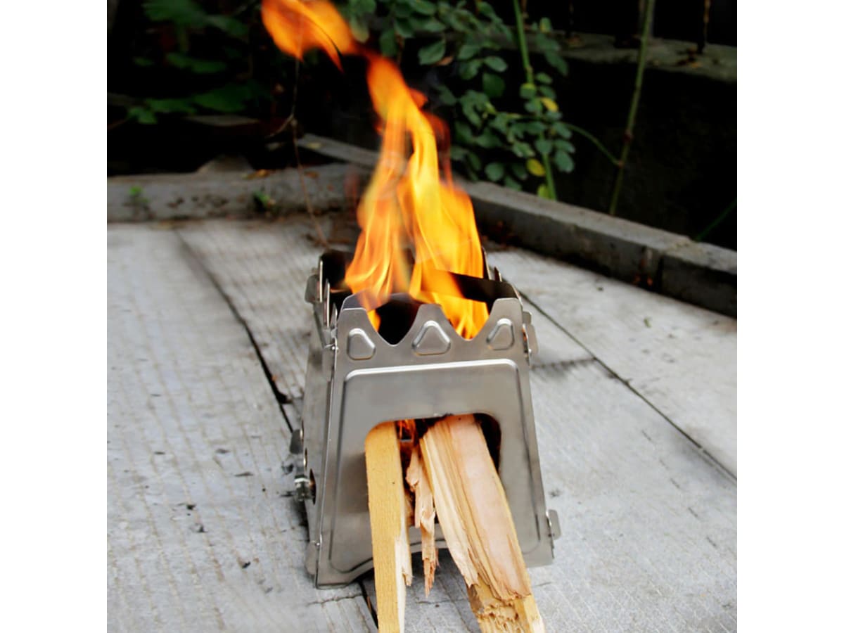 Outdoor Stove rostfri med väska
