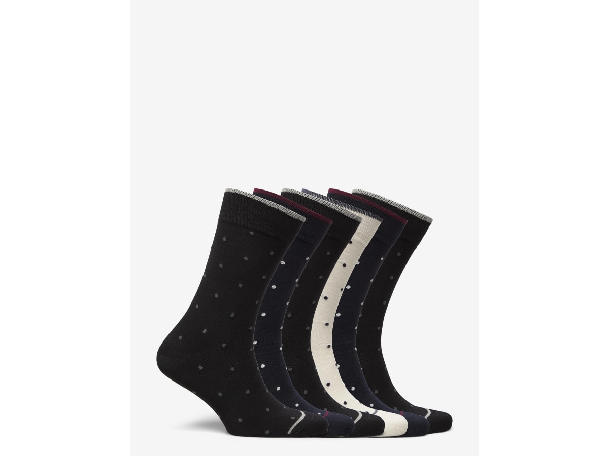 Bambustrumpor prickar 6-pack, 41-45