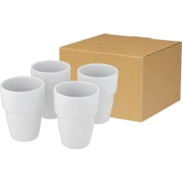 1. Stapplingsbara muggar 4-pack