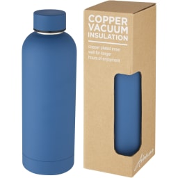 0. Spring 500 ml vakuumisolerad sportflaska i koppar