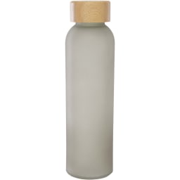 1. Lume 500 ml matt glasflaska av silikatglas med bambulock