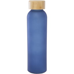 1. Lume 500 ml matt glasflaska av silikatglas med bambulock