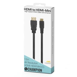 1. HDMI-kabel Mini (A-C) 1.5m