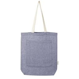 1. Pheebs 9 liters tygväska av 150 g/m² återvunnen bomull med framficka