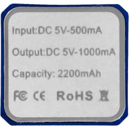 2. Volt 2200 mAh powerbank