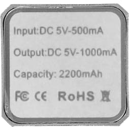 2. Volt 2200 mAh powerbank