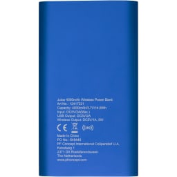 1. Juice 4 000 mAh trådlös powerbank