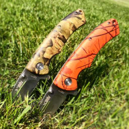 1. Jaktfällkniv Green Camo