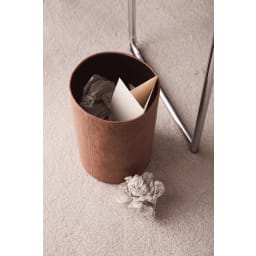3. Nabucco vegan leather papperskorg