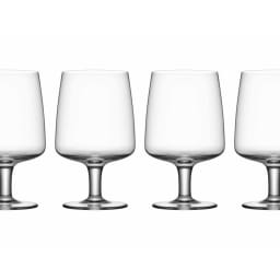 0. Bruk stort glas på fot 4-pack