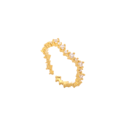 1. Petite Capella ring - Crystal (Guld)