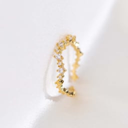 0. Petite Capella ring - Crystal (Guld)