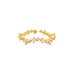2. Petite Capella ring - Crystal (Guld)
