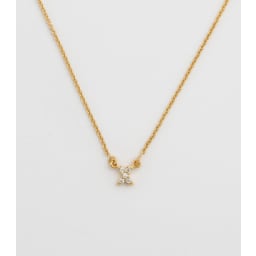 0. Mini X Halsband Guld