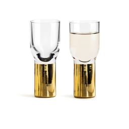 0. Club snaps- och shotglas guld, 2-pack, 4cl