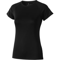 0. Niagara kortärmad funktions t-shirt för dam