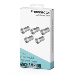 1. F-Kontakt 7,0 / 4,8m 5-pack