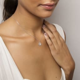 2. Miss Miranda halsband - Crystal (Silver)