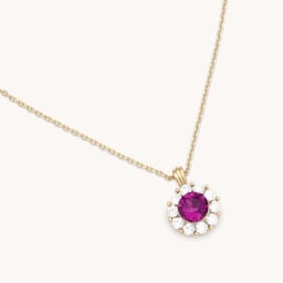 1. Miss Sofia armband & halsband - Ametist