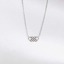 0. Lily signature halsband - Silver