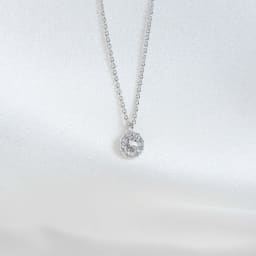 0. Petite Miss Sofia halsband - Crystal (Silver)