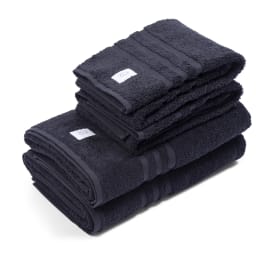 0. Kl Frotte Svart 65x130 cm