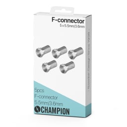 1. F-Kontakt 5,5 / 3,6m 5-pack