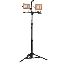 0. LED-arbetslampa tripod 2 x 30W
