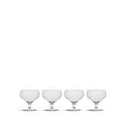 0. Billi champagnekupa, 4-pack Klar
