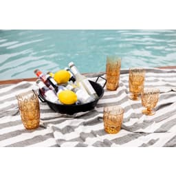 2. Picknick Juni vattenglas, 4-pack