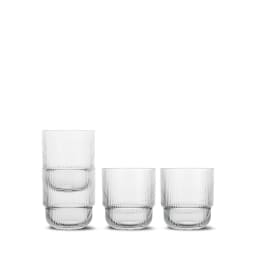 0. Blanka vattenglas, 4-pack