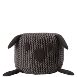 0. Stickad kaninpuff