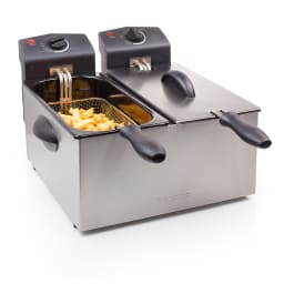0. Fritös Dubbel Rostfri 2 X 3l