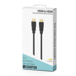 1. HDMI-kabel Ha-Ha Svart 3.0m