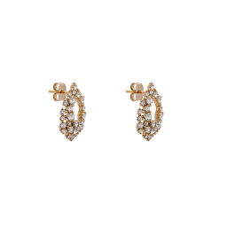 1. Petite Alice örhängen - Crystal/Guld 
