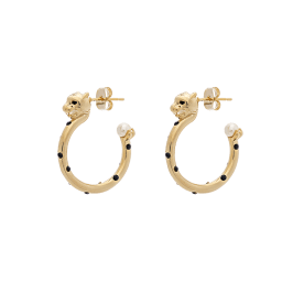 1. Petite Sheba ringörhänge - Guld 