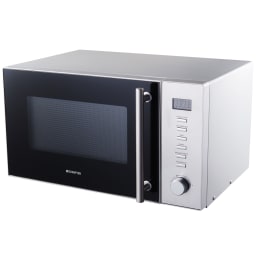 0. Mikrovågsugn 23l 900W, Rostfri