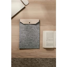 1. Albon GRS återvunnen filt 15" laptopfodral