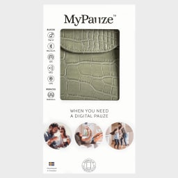 3. Signalblockerande mobilfodral i veganskt läder - One size