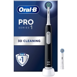 0. Eltandborste Pro1 Svart + Extra Refill