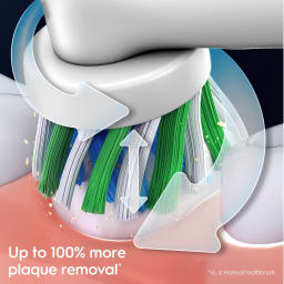 3. Eltandborste Pro1 Svart + Extra Refill